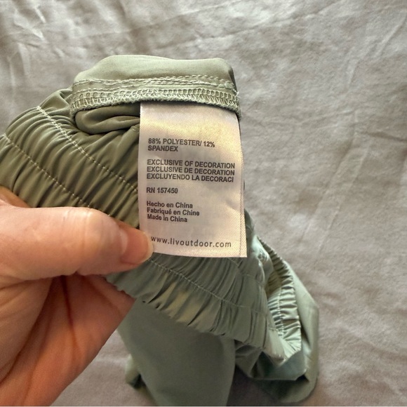 Sage Green Athletic Shorts Women's Large - Picture 4 of 6